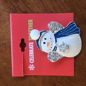 Snowman Pin